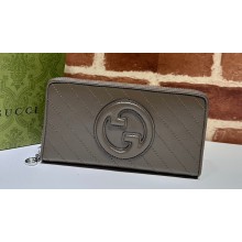 Gucci Blondie zip-around wallet 760312 Brown