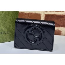 Gucci Blondie card case wallet 760317 Black