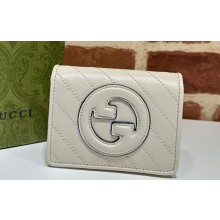 Gucci Blondie card case wallet 760317 White