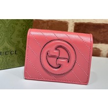 Gucci Blondie card case wallet 760317 Pink