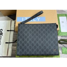 Gucci Pouch Bag with GG detail 768255 Black