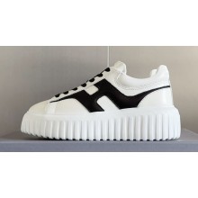 Hogan H-Stripes Women/Men Sneakers White/Black 2024