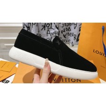 Louis Vuitton LV Pacific Men's Loafers in Suede calf leather Black 2024