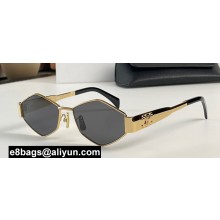 Celine Triomphe Metal 01 Sunglasses in Metal 4S254 01 2024