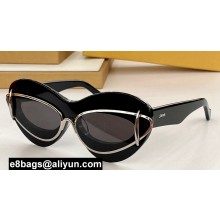 Loewe Cateye double frame sunglasses in acetate and metal LW40119l 05 2024
