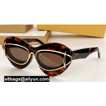 Loewe Cateye double frame sunglasses in acetate and metal LW40119l 06 2024