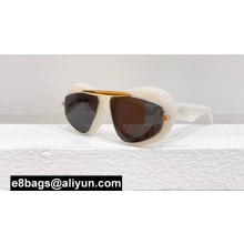 Loewe Wing double frame sunglasses in acetate and metal LW40120l 03 2024