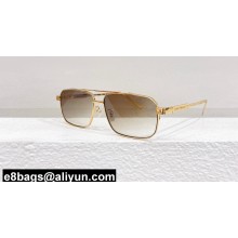 Louis Vuitton LV Rise Metal Square Sunglasses Z1976U 06 2024