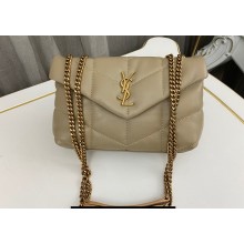 Saint Laurent toy puffer Bag in lambskin 759337 Beige