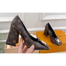 Louis Vuitton Heel 9cm Shake Pumps in Monogram Canvas 2024