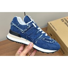 New Balance 574 x Miu Miu denim sneakers Blue 2024