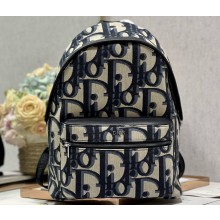 Dior Rider Backpack Bag in Beige and Black Maxi Dior Oblique Jacquard 2024