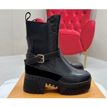 Louis Vuitton Laureate Platform Desert Boots Calf leather Black 2024