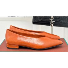 Loro Piana Rebecca Ballerinas in Calfskin Brown 2024