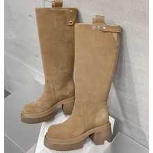 Rick Owens Heel 7cm LUXOR PULL ON BOGUN High Boots in Beige 2024