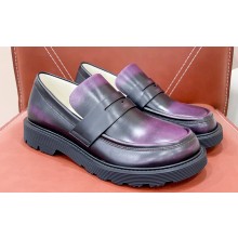 Loewe Blaze derby in bicolour brushed-off calfskin Mali/Black 2024