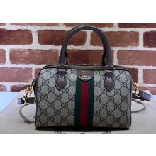 Gucci Ophidia GG mini top handle bag 772053 Beige and ebony GG Supreme canvas 2024