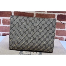 Gucci Pouch Bag with Horsebit print 774345 GG canvas and Light pink leather trim 2024