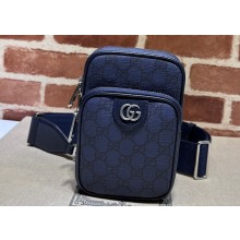 Gucci Ophidia GG mini bag 752565 Blue and dark blue GG Supreme canvas 2024