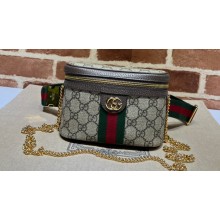 Gucci Ophidia belt bag with Web in beige and ebony Supreme 699765 2024