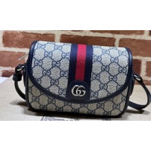 Gucci Ophidia GG mini shoulder bag 772239 Beige and blue GG Supreme canvas 2024