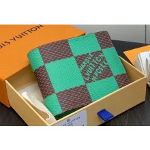 Louis Vuitton Damier Pop Canvas Multiple Wallet N40542 Green 2024