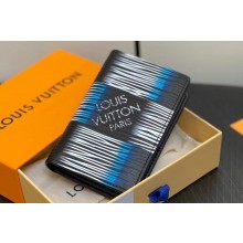 Louis Vuitton Damier Rush Epi XL Leather Pocket Organizer Wallet M82822 Blue Moon 2024