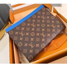 Louis Vuitton Monogram Canvas Pochette Voyage MM Bag M82856 Blue 2024