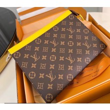 Louis Vuitton Monogram Canvas Pochette Voyage MM Bag M82860 Yellow 2024
