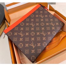 Louis Vuitton Monogram Canvas Pochette Voyage MM Bag M82855 Orange 2024