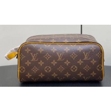 Louis Vuitton Monogram canvas Dopp Kit Toilet Pouch Bag M46764 Yellow 2024