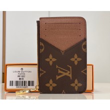 Louis Vuitton Monogram Canvas Romy Card Holder M81880 Armagnac Brown