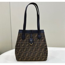 Fendi Origami Medium bag Brown FF jacquard fabric that can be transformed 2024