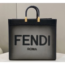 Fendi Sunshine Large Shopper Tote Bag Graduated Gray
