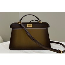 Fendi Peekaboo ISEEU East-West Bag Graduated Coffee