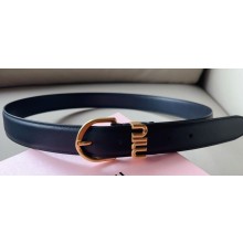 Miu Miu Width 3cm Leather belt 05