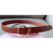 Miu Miu Width 3cm Leather belt 06