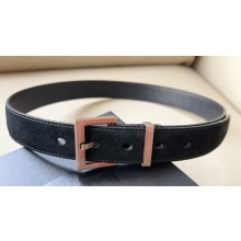 Saint Laurent Width 3cm cassandre belt with square buckle 01