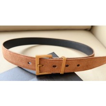 Saint Laurent Width 3cm cassandre belt with square buckle 04