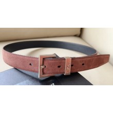 Saint Laurent Width 3cm cassandre belt with square buckle 11