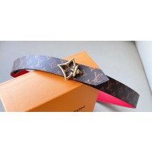 Louis Vuitton LV Flowergram 30mm Reversible Belt LV Ski 04