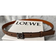 Loewe Width 2cm Anagram belt in pebble grain calfskin 01