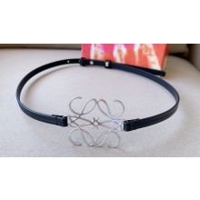 Loewe Width 4mm Anagram in metal belt in classic calfskin 02
