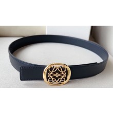 Loewe Reversible Anagram Ellipse belt in smooth calfskin 01