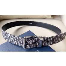 Dior Width 3.5cm Essentials Belt in Dior Oblique Jacquard 02