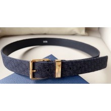 Dior Width 3.5cm Essentials Belt in Dior Oblique Jacquard 06