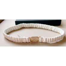 Chanel Width 2cm Lambskin, Metal & Strass Belt AA9445 02