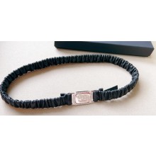 Chanel Width 2cm Lambskin, Metal & Strass Belt AA9445 03