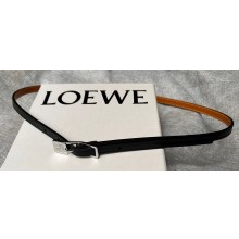 Loewe Width 1cm Amazona padlock belt in smooth calfskin 02