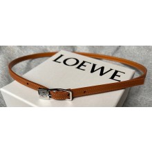 Loewe Width 1cm Amazona padlock belt in smooth calfskin 04